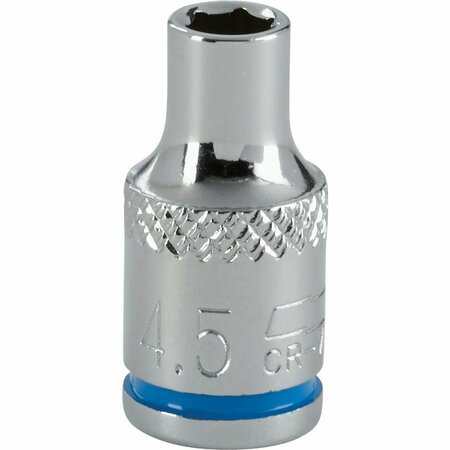 CHANNELLOCK 1/4 In. Drive 4.5 mm 6-Point Shallow Metric Socket 398063